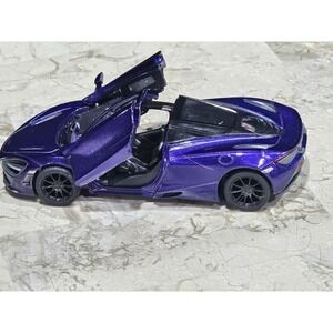 Kintoy McLaren 720S‎ Diecast Model Car 1/36 Scale Metallic Purple Opening Doors